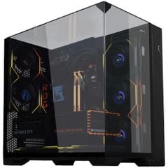 Vỏ case máy tính LIAN LI O11 VISION COMPACT - BLACK (ATX/Mid Tower/Màu Đen)