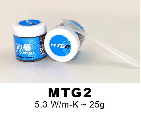 Keo tản nhiệt Snowman MTG5 (5g) | MTG10 (10g) | MTG2 (25g) hiệu suất 14.3W/mK