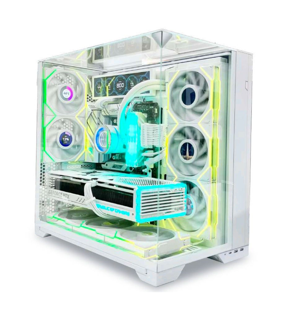 Vỏ case máy tính LIAN LI O11 VISION COMPACT - WHITE (ATX/Mid Tower/Màu Trắng)