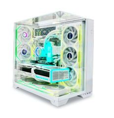 Vỏ case máy tính LIAN LI O11 VISION COMPACT - WHITE (ATX/Mid Tower/Màu Trắng)
