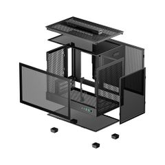 Vỏ Case máy tính DEEPCOOL CH160 – BLACK (Portable High Airflow M-ITX Case)