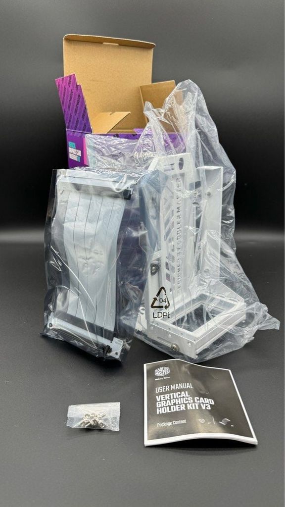 Bộ dựng đứng VGA Cooler Master Universal Vertical Graphics Card Holder Kit V3 (PCIe 4.0) Black | White