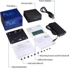 PC Intel NUC L6 RNUC11PAHI30Z02 - RNUC11PAHI30Z0299AW98 (i3-1115G4/Intel Core UHD Graphics/Wi-Fi 6+Bluetooth)