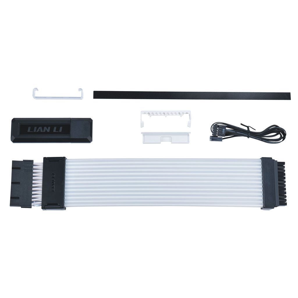Dây nguồn nối dài LIAN LI STRIMER WIRELESS 24-PIN ARGB - KÈM HUB USB (DÂY NGUỒN BO MẠCH CHỦ)