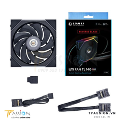 Quạt Fan Case LIAN LI UNI FAN TL 120 / 140 REVERSED BLADE (CÁNH ĐẢO) - BLACK / WHITE