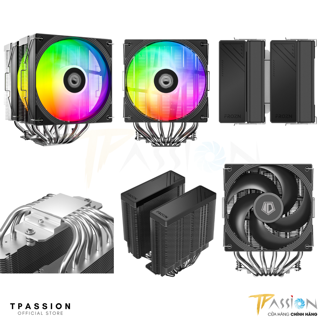 Tản nhiệt khí CPU ID-Cooling FROZN A620 PRO SE - BLACK (6 ỐNG ĐỒNG/TDP 260W)