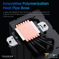 Tản nhiệt khí CPU SNOWMAN MT620 | BLACK / WHITE