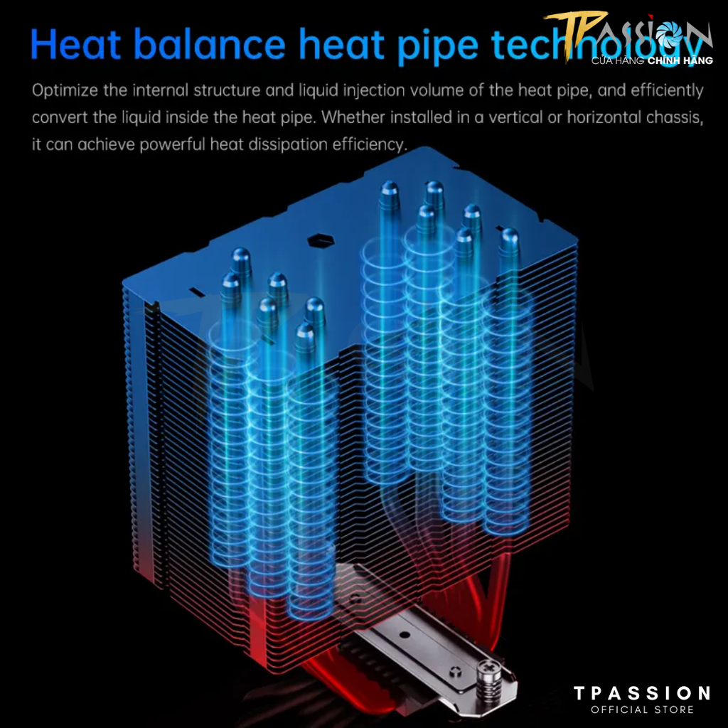 Tản nhiệt khí CPU SNOWMAN MT620 | BLACK / WHITE