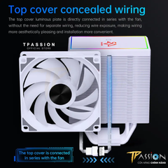 Tản nhiệt khí CPU SNOWMAN MT620 | BLACK / WHITE