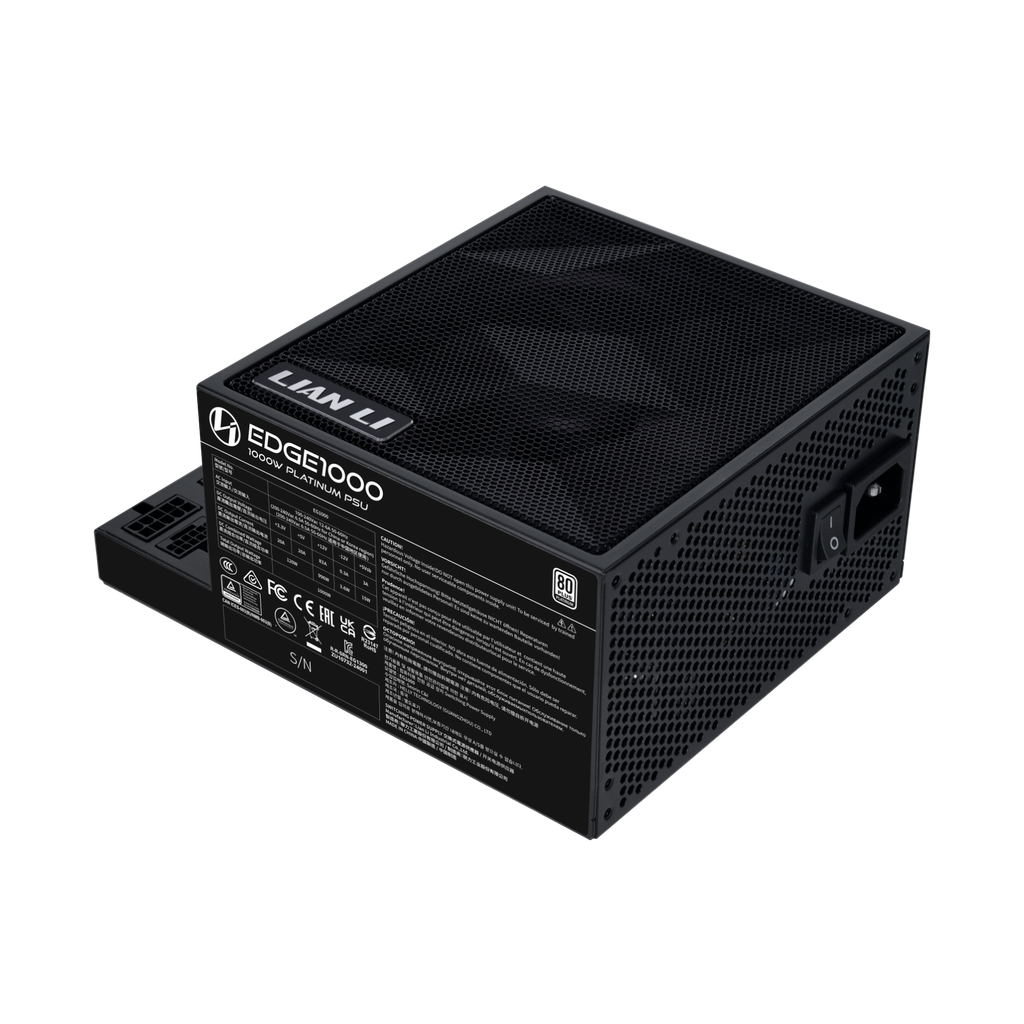 Nguồn PSU LIAN LI EDGE SERIES EG1000 - 1000W - BLACK (ATX3.1/80+PLATINUM/FULL MODULAR/PCIe5.1)