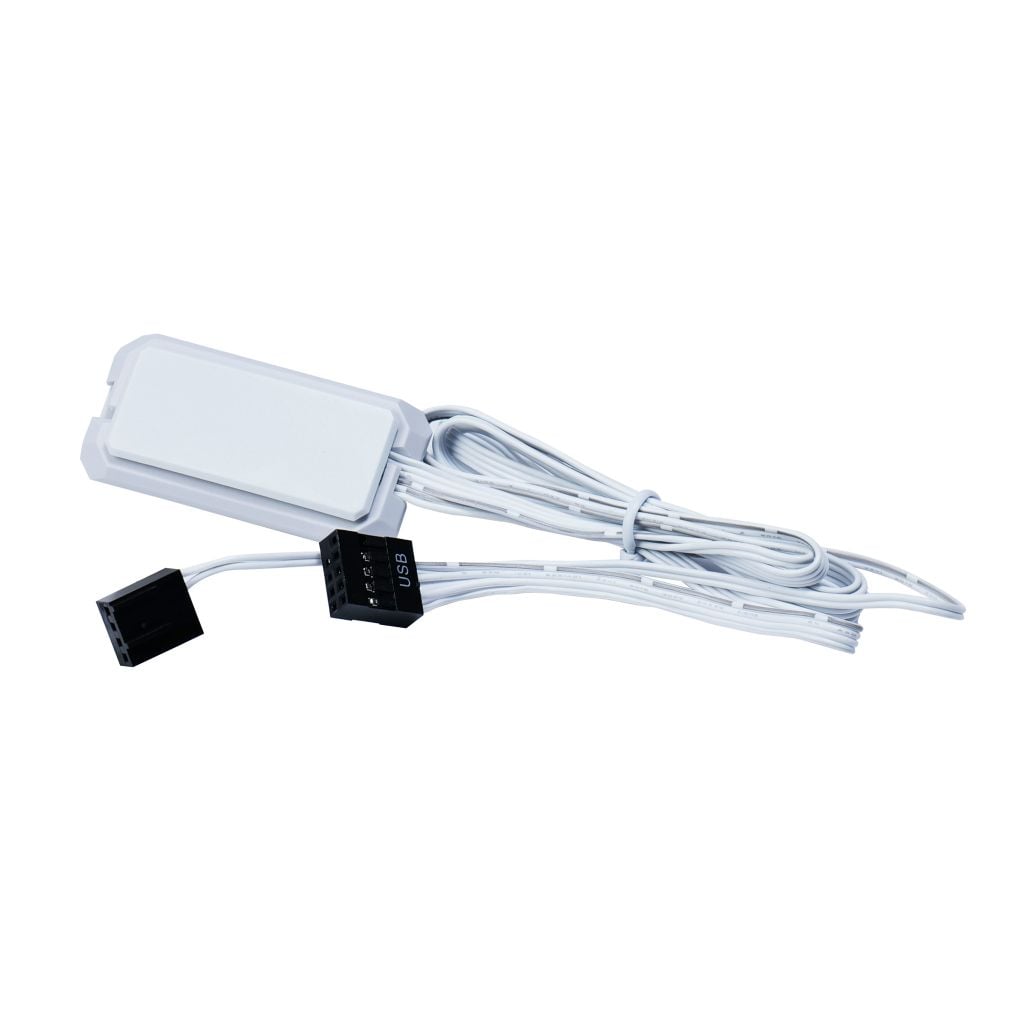 Fan Case LIAN LI UNI FAN SL WIRELESS LCD 120 REVERSE | TRIPPLE PACK - WHITE (BỘ 3 CÁI KÈM HUB USB - CÁNH NGƯỢC)