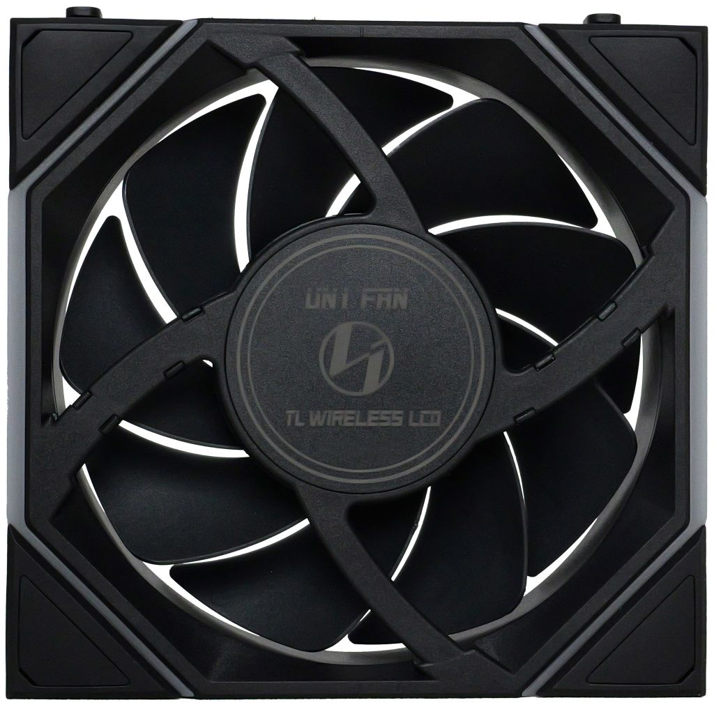 Fan Case LIAN LI UNI FAN TL WIRELESS LCD 120 | TRIPPLE PACK - BLACK (BỘ 3 CÁI KÈM HUB USB - CÁNH THUẬN)