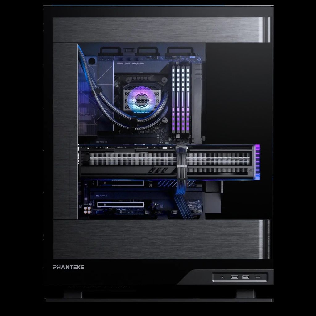 Vỏ case máy tính Phanteks Evolv X2 - BLACK (ATX/Mid tower/Màu đen)