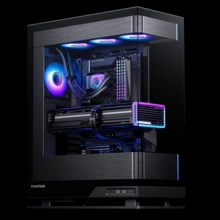Vỏ case máy tính Phanteks Evolv X2 - BLACK (ATX/Mid tower/Màu đen)