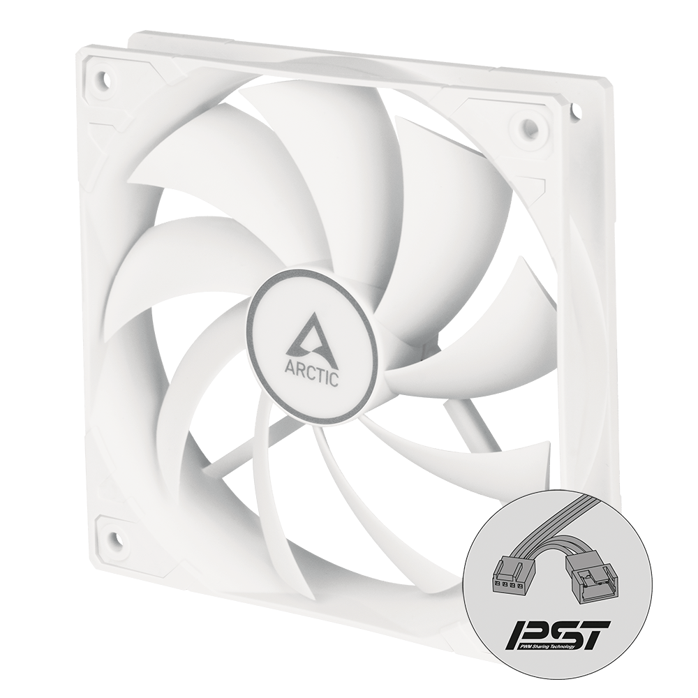 QUẠT TẢN NHIỆT ARCTIC F12 PWM PST | WHITE