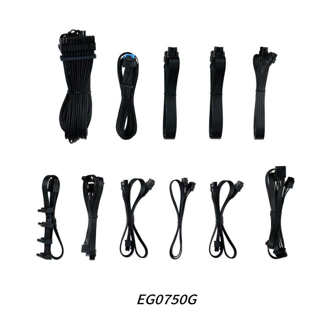 Nguồn PSU LIAN LI EDGE GOLD EG750G - 750W - BLACK (Không kèm HUB/ATX3.1/80+GOLD/PCIe5.1)