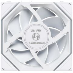 Fan Case LIAN LI UNI FAN TL WIRELESS LCD 120 | TRIPPLE PACK - WHITE (BỘ 3 CÁI KÈM HUB USB - CÁNH THUẬN)