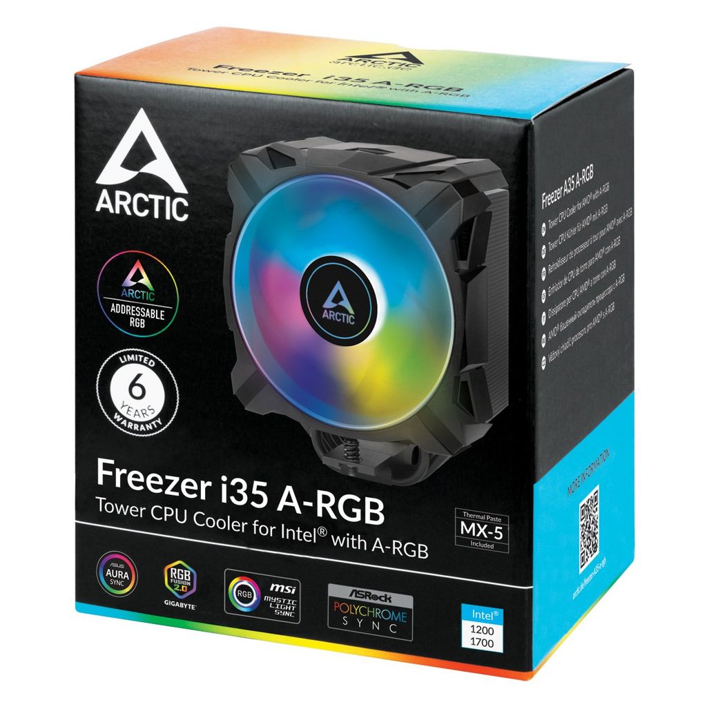 Tản nhiệt khí CPU ARCTIC FREEZER i35 CO | i35 A35 ARGB LED 5V Sync