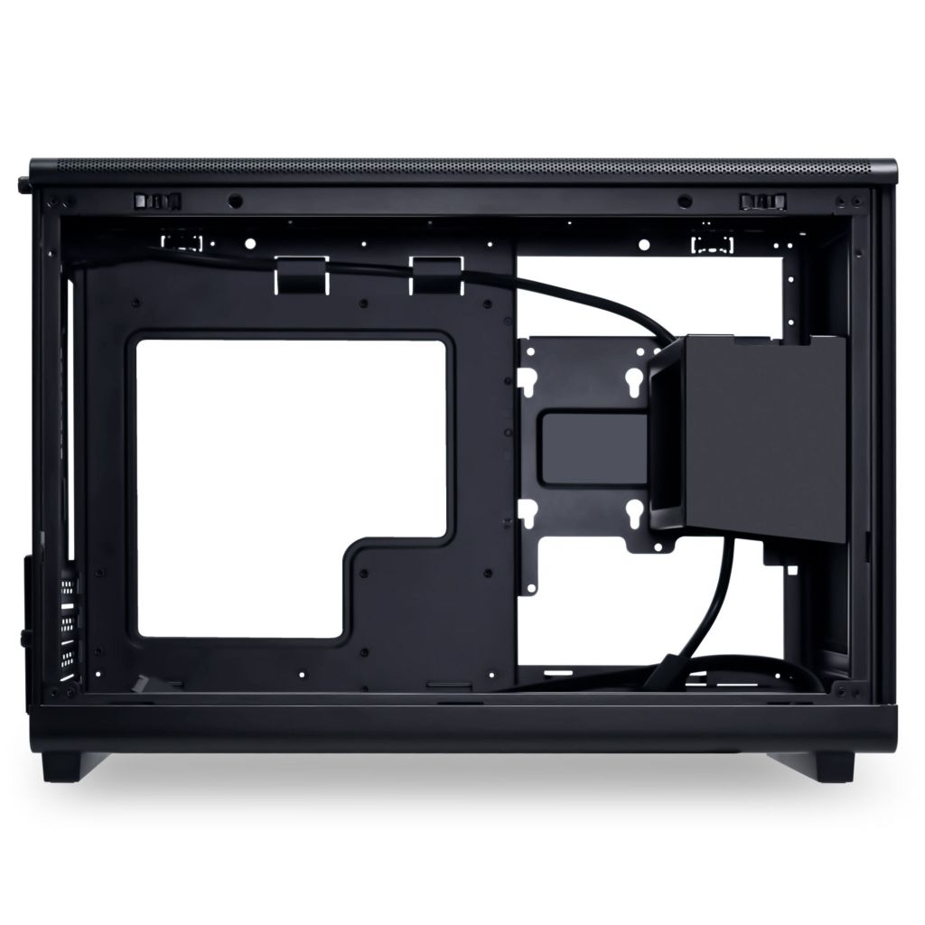 VỎ CASE MÁY TÍNH LIAN LI DAN A3 WOOD GLASS - mATX - BLACK (MATX/MFF/MẶT GỖ/KÍNH HÔNG)