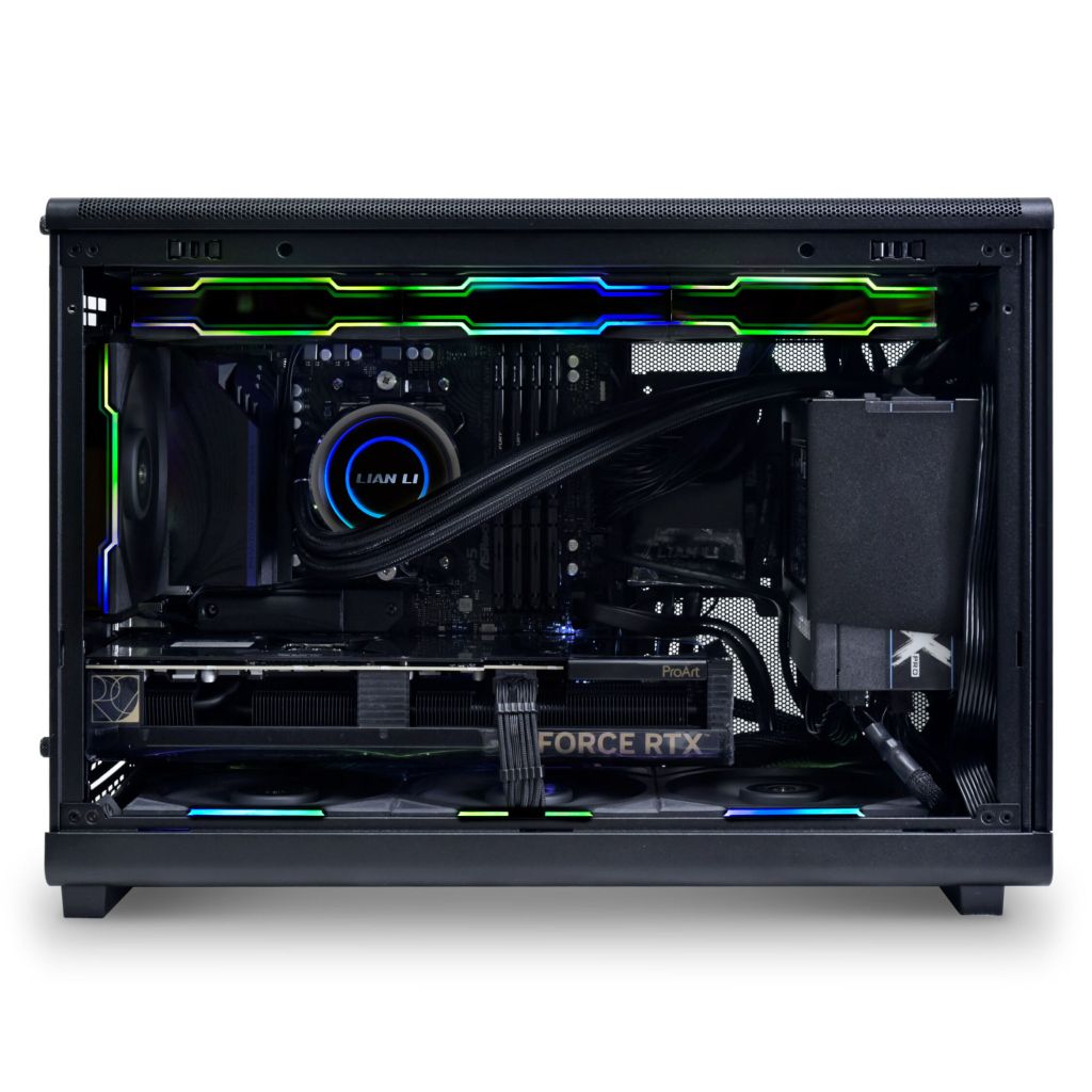 VỎ CASE MÁY TÍNH LIAN LI DAN A3 WOOD GLASS - mATX - BLACK (MATX/MFF/MẶT GỖ/KÍNH HÔNG)
