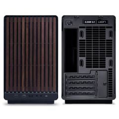 VỎ CASE MÁY TÍNH LIAN LI DAN A3 WOOD GLASS - mATX - BLACK (MATX/MFF/MẶT GỖ/KÍNH HÔNG)