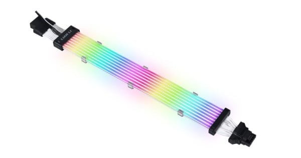 Dây nguồn nối dài LIAN LI Strimer Plus V2 thế hệ thứ 2 LED ARGB 24Pin, 2x8Pin, 3x8Pin VGA