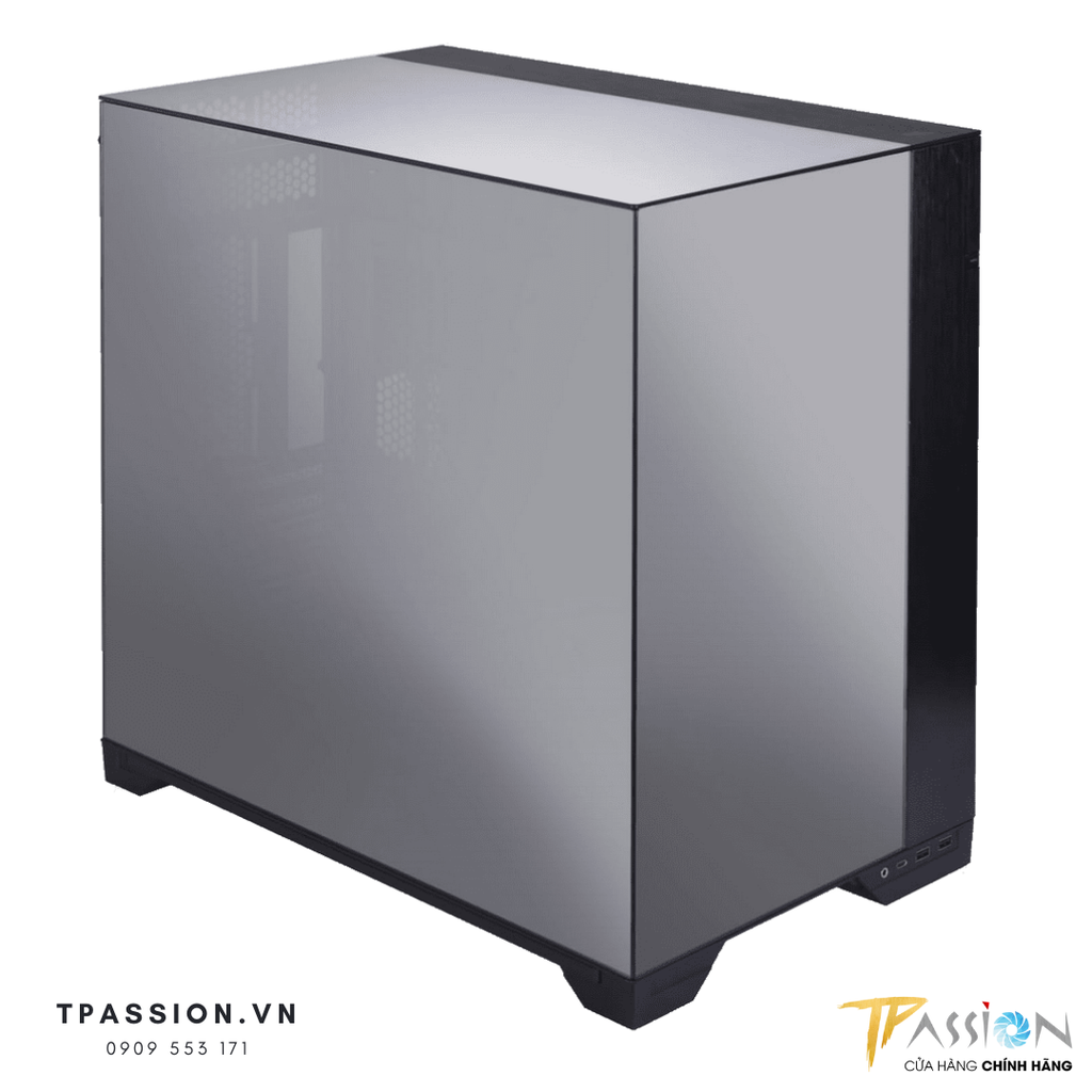 Vỏ case máy tính Lian Li O11 VISION Black / White / Chrome - Case gương paranoma trong suốt - Chính hãng