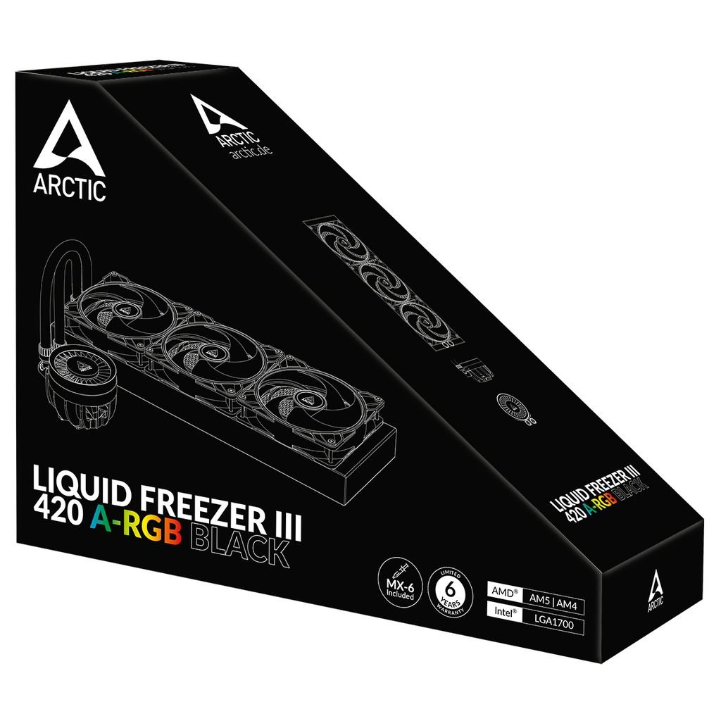 Tản nhiệt nước CPU Arctic Liquid Freezer III 420 ARGB - BLACK (ACFRE00145A) | LF420