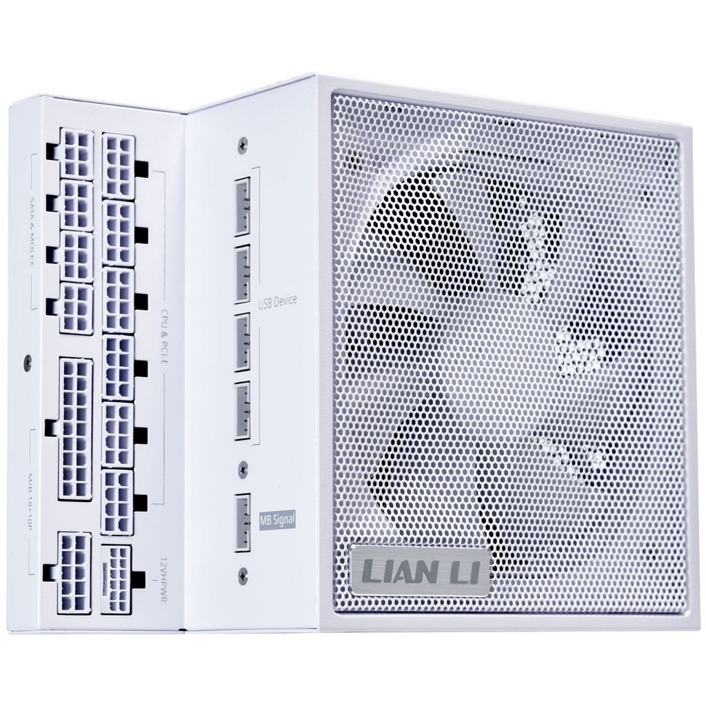 Nguồn PSU LIAN LI EDGE SERIES EG1000 - 1000W - WHITE (ATX3.1/80+PLATINUM/FULL MODULAR/PCIe5.1)