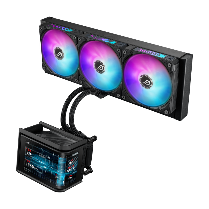 Tản nhiệt nước AIO ASUS ROG Ryuo IV SLC 360 ARGB - BLACK (AMOLED 2K 6.6.7