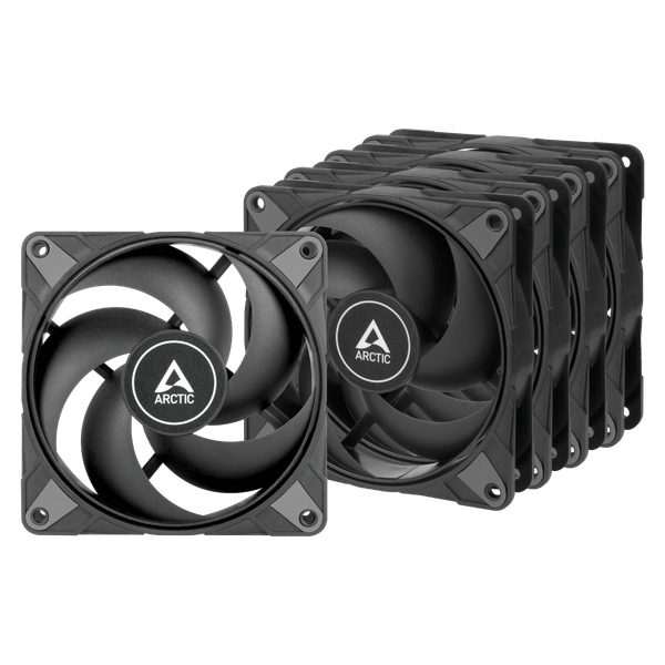 BỘ 5 QUẠT TẢN NHIỆT ARCTIC P12 MAX - BLACK