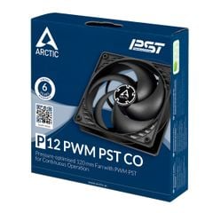 Quạt Fan Case Arctic P12 PWM PST CO - BLACK (vòng bi cầu kép Dual Ball/ 120mm)