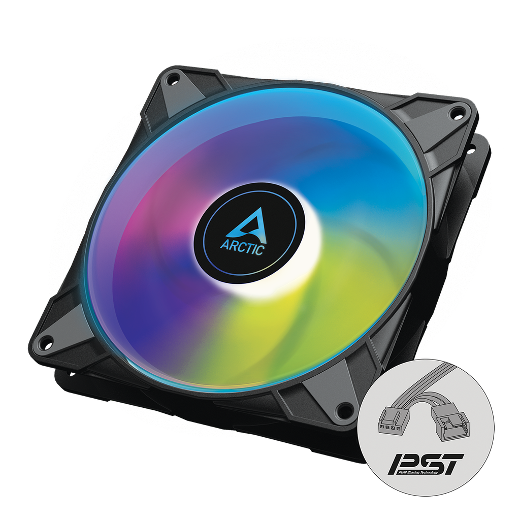 Fan case Arctic P14 PWM PST ARGB BLACK | WHITE