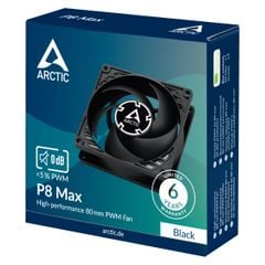 Quạt Tản Nhiệt Arctic P8 MAX BLACK