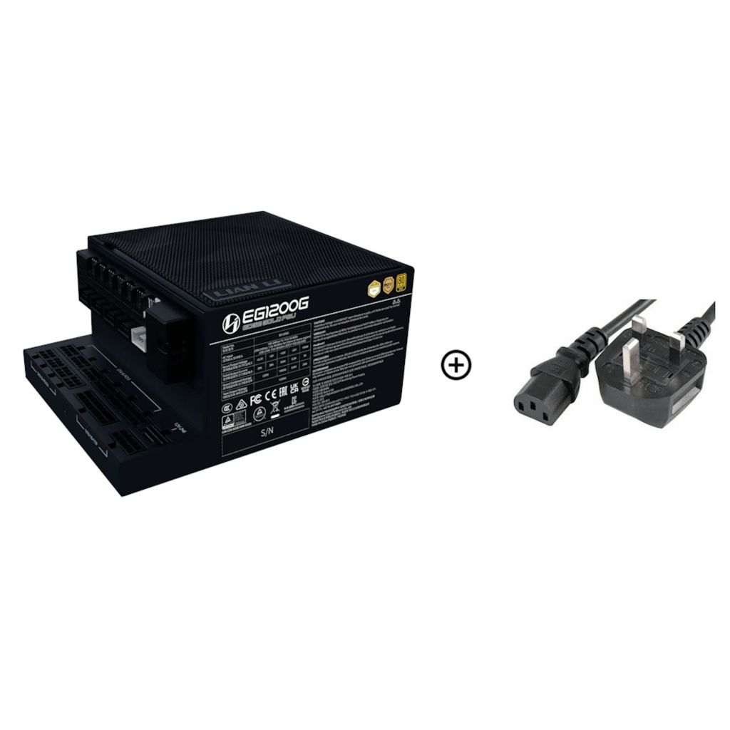Nguồn PSU LIAN LI EDGE GOLD EG1200G - 1200W - BLACK (kèm USB HUB/ATX3.1/80+GOLD/FULL MODULAR/PCIe5.1)