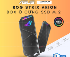 Box ổ cứng SSD ASUS ROG STRIX ARION ESD-S1CL|  LED ARGB | đồng bộ Aura Sync