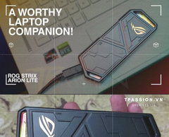 Box ổ cứng SSD ASUS ROG STRIX ARION ESD-S1CL|  LED ARGB | đồng bộ Aura Sync