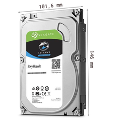 Ổ CỨNG HDD SEAGATE SKYHAWK | 6TB  | 3.5 INCH, 5400RPM, SATA, 256MB CACHE | (ST6000VX001)