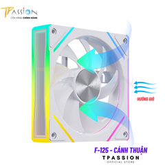 Quạt Fan case 12cm MAGIC SNOWMAN F-125 LED ARGB BLACK / WHITE