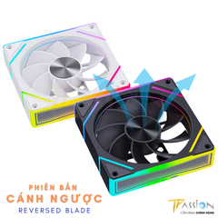 Quạt Fan case 12cm MAGIC SNOWMAN F-125 LED ARGB BLACK / WHITE