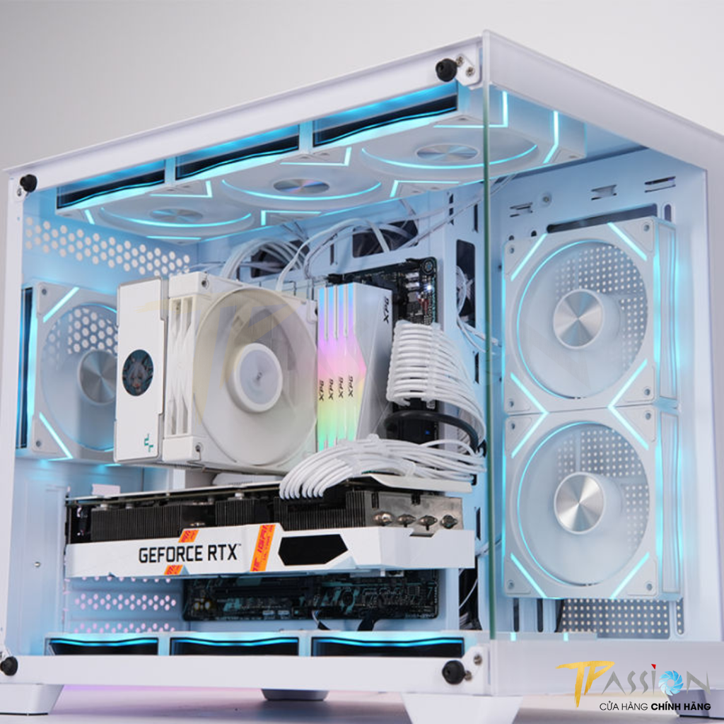 Quạt Fan case 12cm MAGIC SNOWMAN F-125 LED ARGB BLACK / WHITE