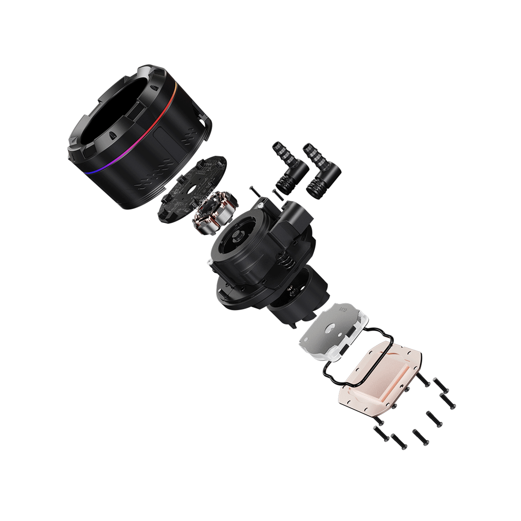 Tản nhiệt nước AIO ID-Cooling Space SL360 XE LCD ARGB | BLACK