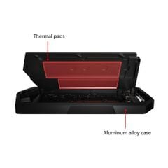 Hộp đựng ổ cứng SSD ASUS ROG STRIX ARION ESD-S1C có LED RGB đồng bộ Aura Sync