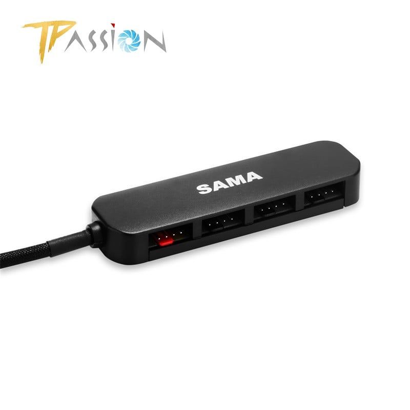 Fan hub PWM 1 ra 4 cổng Sama SH100