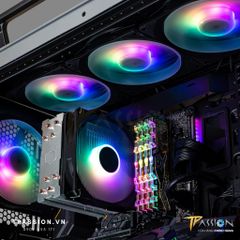 Quạt Fan Case 14cm Cooler Master MOBIUS 140P ARGB - Chính hãng, tản nhiệt tốc 1900RPM, PWM, LED 5V Rainbow Sync