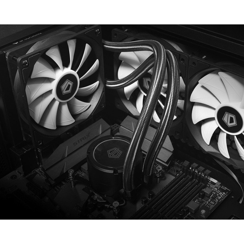 Quạt Fan Case 12CM ID-COOLING XF-12025-SD-K | SD-W điều tốc PWM