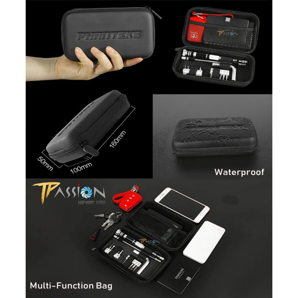 Bộ dụng cụ tua vít Phanteks 16 Piece Computer Tool Kit - Dụng cụ mở máy tính, quạt, ổ cứng, water pumps, water blocks