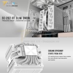 Tản nhiệt CPU ID-Cooling SE-207-XT SLIM BLACK / WHITE - Chính hãng, 7 ống đồng, sk 1700 SE 207