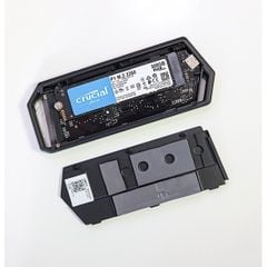Hộp đựng ổ cứng SSD ASUS ROG STRIX ARION ESD-S1C có LED RGB đồng bộ Aura Sync