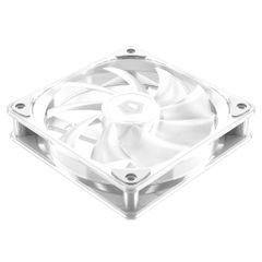 Quạt Fan Case 12cm ID-Cooling Crystal 120 White CT-12025 LED ARGB  - Chính hãng, tản nhiệt trong suốt, PWM 5V Rainbow